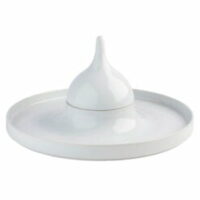 155168 Costa Verde Universal Tasting Plate with Cloche