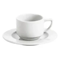 Stacking Espresso Cup & Saucer